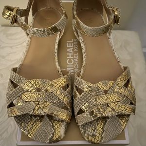 Michael kors Natural Gold sandals New